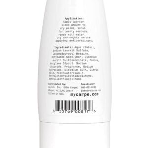 Carpe Exfoliating Underarm Scrub with Odor Protection.