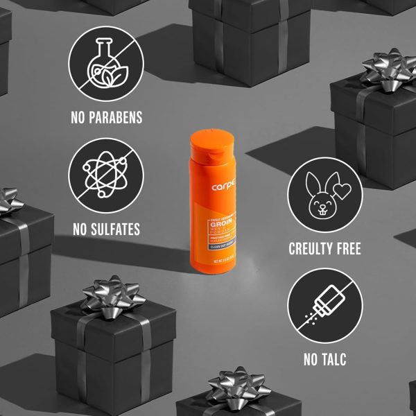 Carpe Sweat Absorbing Groin Powder for Men – Anti-Chafing – Talc-Free | Sweat-Absorbing Groin Powder for Men.