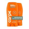 Carpe 100-Hour Deodorant Antiperspirant. Eucalyptus – 2 Pack