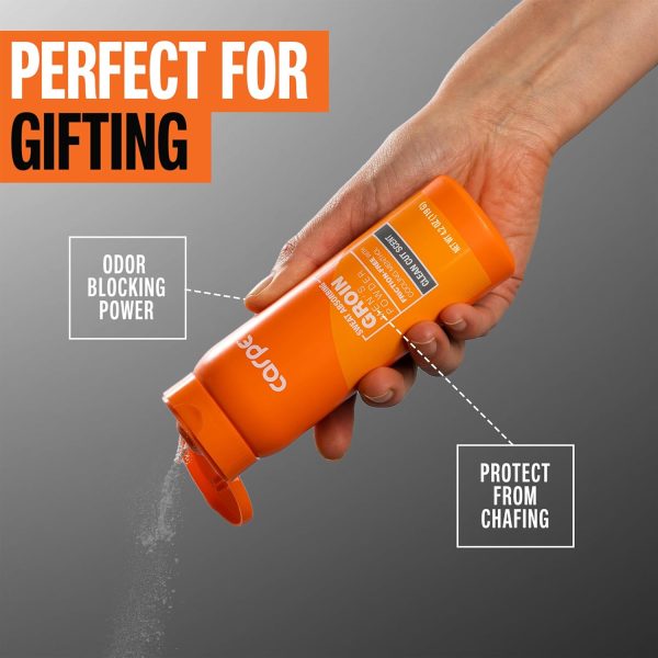 Carpe Sweat Absorbing Groin Powder for Men – Anti-Chafing – Talc-Free | Sweat-Absorbing Groin Powder for Men.