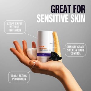 Carpe Clinical Strength Antiperspirant & Deodorant Stick.