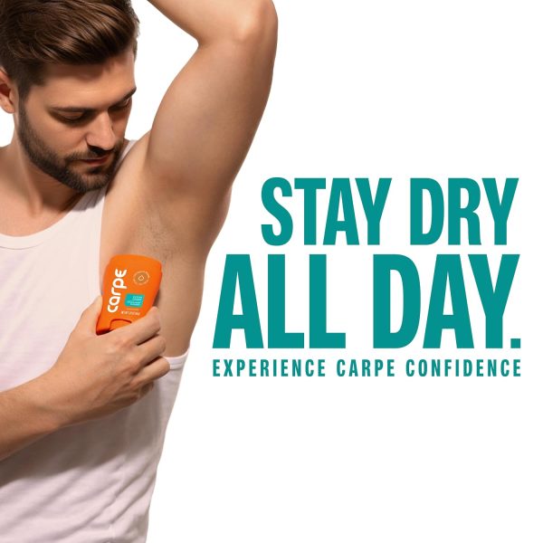 Carpe Antiperspirant Deodorant for Men. Sandalwood & Clean Sport – 2 Pack