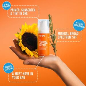Carpe Matte Face Primer with SPF 30. Mineral Sunscreen for Oily Skin