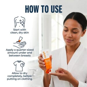 Carpe Sweat Absorbing Breast – Helps Keep Your Breasts and Skin Folds Dry